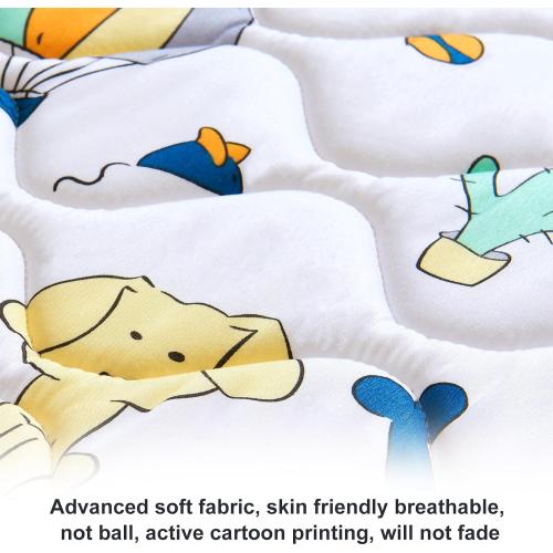 38 x 24 x 4 Mini Crib Mattress - Firm Support and Comfort Premium Foam,Noiseless and Odorless,Hypoallergenic Mini Crib Mattress,Fits Mini and Portable Cribs,Dual Sided with Soft Breathable Fabric