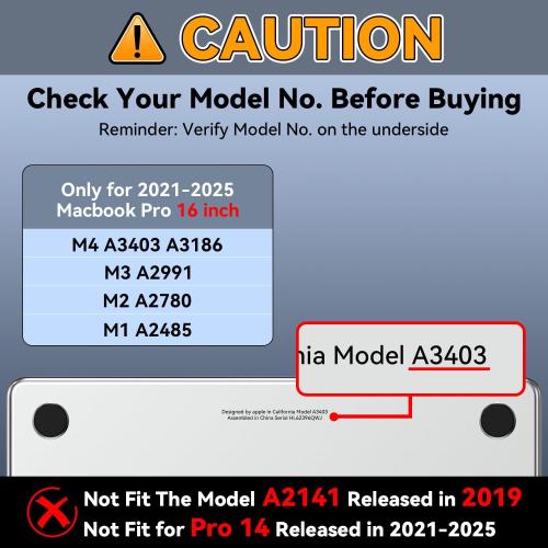 BlueSwan Anti-Cracking Hard Shell Case Compatible with MacBook Pro 16 inch, 2026 M4 M3 M2 M1 2025-2021 Pro/Max A3403 A3186 A2991 A2780 A2485, Anti-Fingerprint Soft TPU Bumper, Frosted Black