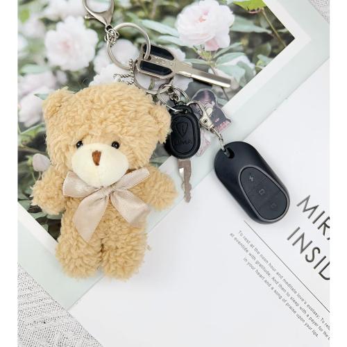 12 pcs Mini Stuffed Teddy Bears 4.7 Inch Small Plush Teddy Bears Bulk for DIY Keychain Birthday Christmas Party Favor (White   Brown   Grey)
