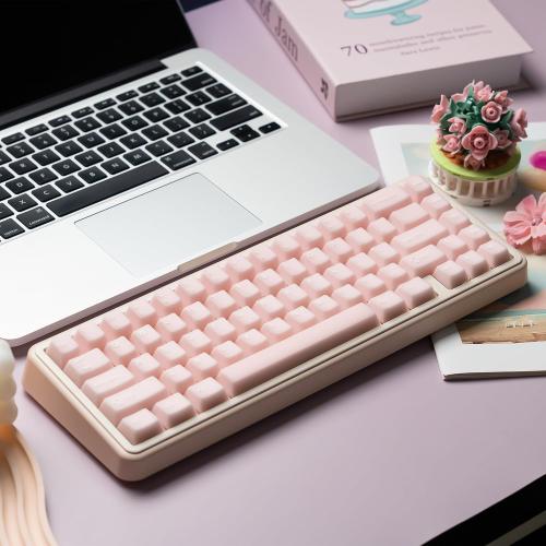 dagaladoo Pink Keyboard keycaps,Double Shot PBT keycaps Jade