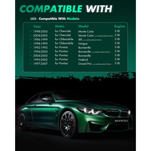 SCITOO Ignition Coil Coils Pack fits for Pontiac Montana 3.4L 1999-2005 for Grand Prix 3.8L 1997-2008 for Oldsmobile Alero 3.4L 1999-2004 for Buick for Allure 3.8L 2005-2009 DR39 D545 D555 1 PCS