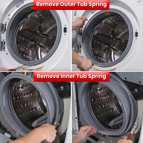 383EER4004A/383EER4001A Washing Machine Inner/Outer Spring Expansion Tool Washer Door Boot Seal Clamp Ring Removal Tool For 4986ER0004F/B/G, LG, Samsung, Kenmore, Whirlpool