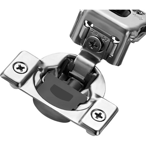 Ravinte 50 Pack 25 Pairs 1-1/4 inch Overlay Soft Close Hinges for Kitchen Cabinet Hinges Satin Nickel Hidden Hinges Stainless Steel Concealed Hinge self Closing