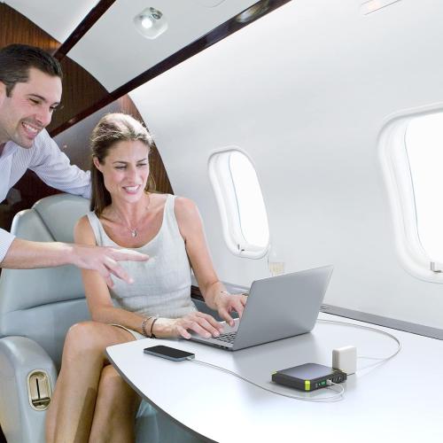 MARBERO Portable Power Station with AC Outlet, 80W/110V External Battery Pack 24000mAh/88.8Wh Power Pack, Portable Power Source Supply Backup for Outdoor Tent Camping Home Office Business