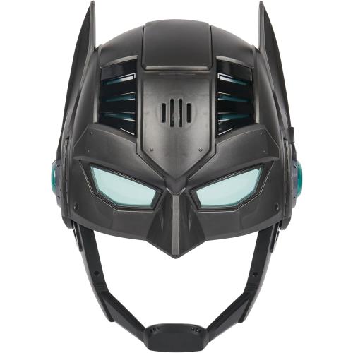 DC Comics, Armor-Up Batman Mask with Visor, 15  Sounds & Phrases, Lights, Super Hero Costume, Kids Roleplay for Boys and Girls Ages 4 and Up