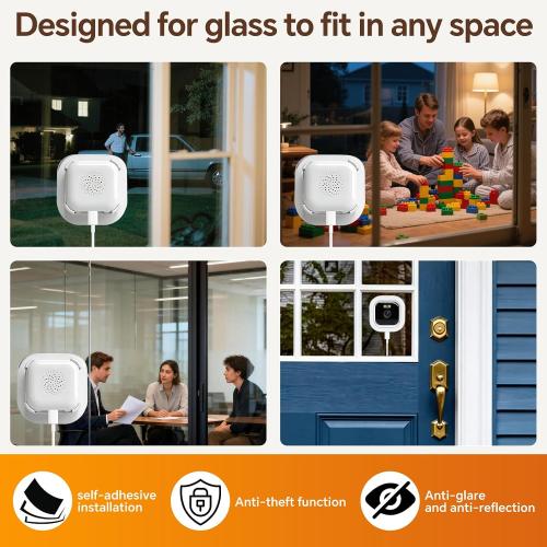 3MP 2K Window Camera, 2.4GHz & 5GHz WiFi Indoor Cameras for Home Security with Anti-Glare Full-Color Night Vision, AI Person & Motion Detection, 24/7 Recording, Two-Way Audio, Easy & Quick Install | 2.4GHz & 5GHz WiFi, Anti-Glare, Full-Color Night Vision, AI Person & Motion Detection, 24/7 Recording, Easy & Quick Install