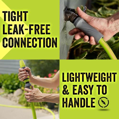 Flexzilla Garden Lead-in Hose with SwivelGrip, 5/8 in. x 3 ft., Lightweight All-Weather Water Hose, Durable and Flexible, Leak-Free Connections