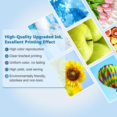 502 Ink Refill Bottles ET-2850 ET-3850 ET-4850 ET-15000 502 Ink Compatible for ET 2850 ET 3850 ET-4760 ET-2760 ET-3830 ET 4850 ET 15000 ET-3843 ET-2980 ET-3950 4950 3750 Printer