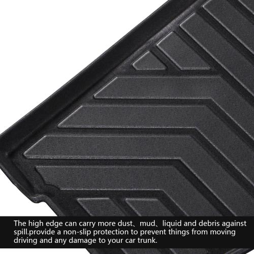 All Weather Cargo Liner Compatible with 2003 2004 2005 2006 2007 2008 2009 Toyota 4Runner,TPE Car Trunk Mat Waterproof Easy to Clean Accessories