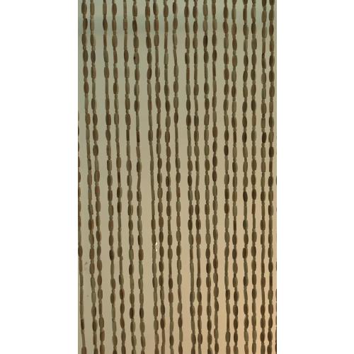 FlavorThings 52 Strands 36 x 79 Wood and Bamboo Beaded Curtain for Doorway Room Divider,Bamboo and Wooden Doorway Beads-Boho Bohemian Curtain(Beige)