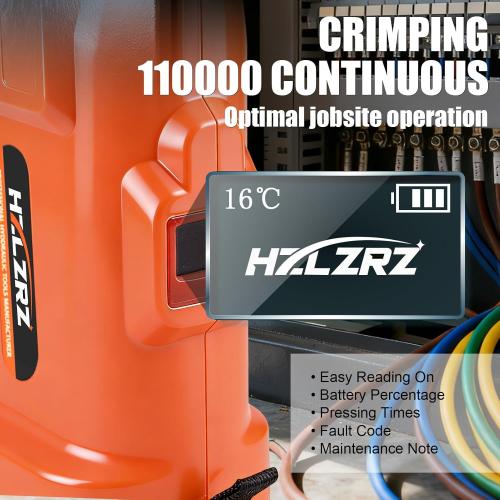 HZLZRZ Pro Press Tool with 1/2, 3/4, 1Pro Press Copper Crimper Tool with 12-Ton Hydraulic Power, Apply US Standard Copper Pipe or Stainless Steel Tube, Suitable for Plumber