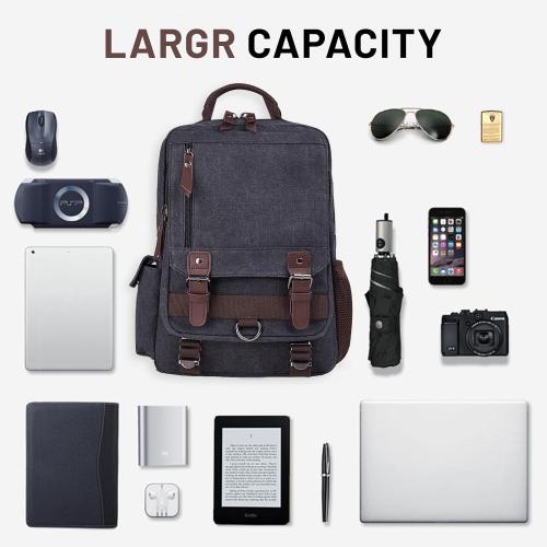 mygreen Canvas Cross Body Messenger Bag Shoulder Sling Backpack Travel Rucksack