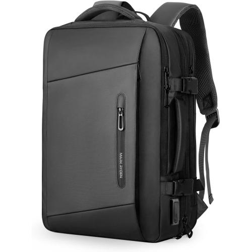 MARK RYDEN Travel Backpack for Men, 45L Flight Approved Carry on Backpack, 17.3 Inch Laptop Backpack with USB Charging Port, Waterproof Business Backpack