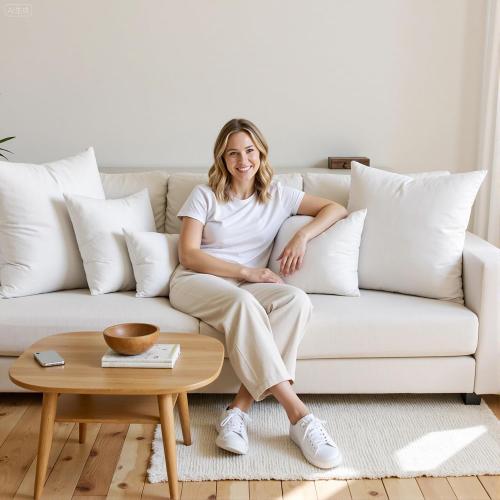 MIULEE Throw Pillow Insert Premium Pillow Stuffer Sham Rectangle for Decorative Cushion Bed Couch Sofa 12x20 Inch