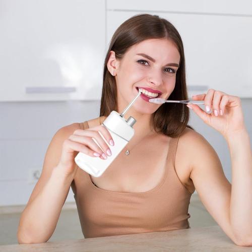 Water Flossers for Teeth - Teeth Water pickk 4 Nozzles | Water dentall Flosser | Oral Irrigator | Water Floss with Encapsulation Process | High-Pressure Washing Waterproof Water Flosser for Home