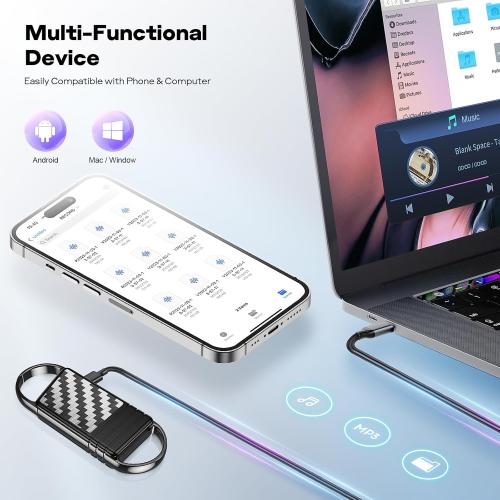 136GB Digital Voice Recorder - Xelarvex Voice Activated Recorder AI-Intelligent Noise Reduction, 4800 Hours Recording Device, Audio Recorder for Lectures/Meetings/Interviews