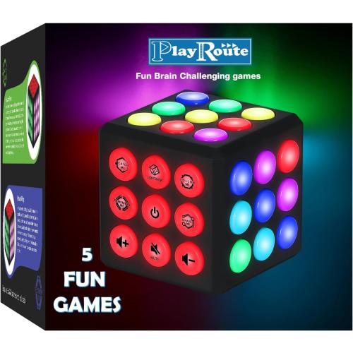 Electronic Brain & Memory Game Cube - Fun Toy Gift Ideas for Ages 6-12  Year Old Boy & Girl - Cool Toys for Boys and Girls - Handheld Games Gifts for Kids and Teens