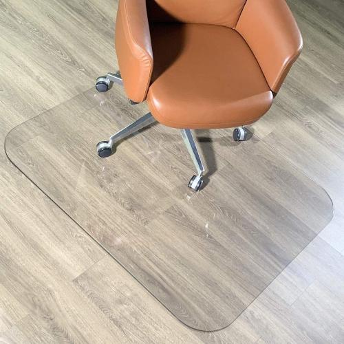 [Upgraded Version] Crystal Clear 1/5 Thick 54 x 32 Heavy Duty Hard Chair Mat, Can be Used on Carpet or Hard Floor