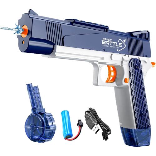 Electric Water Gun with Long Range,Automatic Squirt Gun for Kids and Adults, Long Distance Water Pistol for Pool Beach Outdoor Play