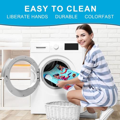 XIYUNTE Baby Bath Mat for Tub Non Slip Kids Bath Mat - 40''x16'' Extra Long Cartoon Coral Baby Bath Tub Mat Eco-Friendly Toddler Bath Mats with Suction Cups & Drain Holes Easy to Clean & Easy Drying