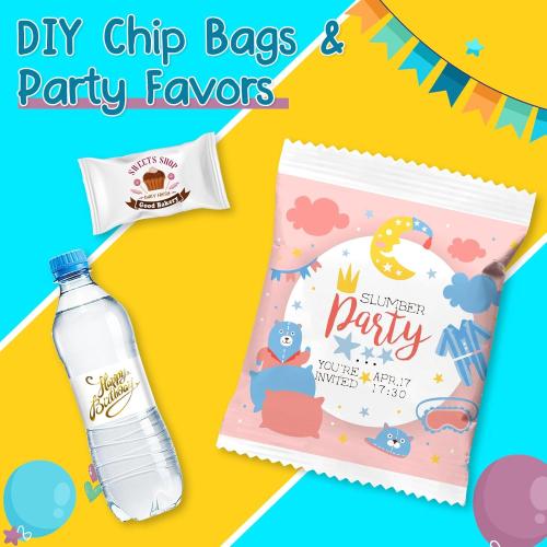 Paper Crimper, Double Sided Tape, Glossy Thin Inkjet Paper 100 Sheets, Glossy Photo Paper 8.25 x 11.6 Inches for Chip Bags Crafting for Inkjet Printer, Dye Ink 115gsm(Blue)