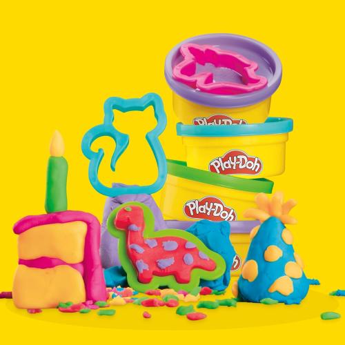 Play-Doh Party Favor Pack, Bulk 24 Pack of Modeling Compound with Cutters, Classroom Supplies for Arts & Crafts, Back to School Gifts & Prize Toys for Kids, Ages 3  (Amazon Exclusive)