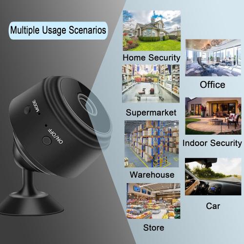 ZMDCAM Hidden Spy Camera for Home Use, Mini Security Wireless WiFi Camera, HD 1080P Indoor/Outdoor Night Vision Nanny Cam for Baby, Pets, Compatible with Smartphone, Tablets(Video Only)