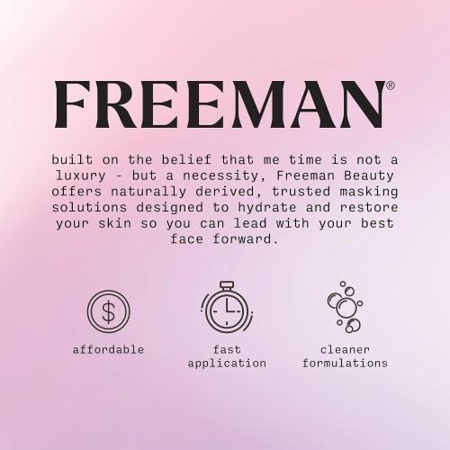 Freeman Exotic Blends Pore Clearing French Pink Clay Peel Off Facial Mask, 6 fl.oz./175 mL Tube