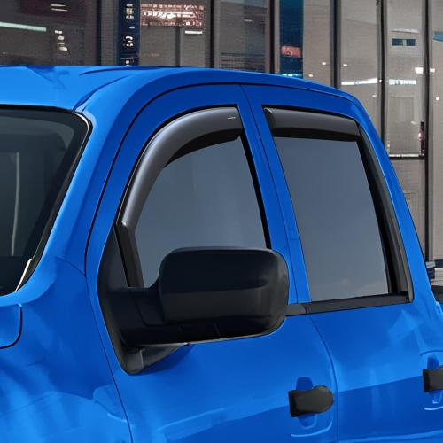 Goodyear Shatterproof in-Channel Window Deflectors for Nissan Titan 2017-2024 Crew Cab, Rain Guards, Window Visors for Cars, Vent Deflector, Car Accessories, 4 pcs - GY007984