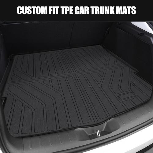 MOOREVER® Cargo Liner for 2017-2025 Mazda CX-5 TPE All Weather 3D Trunk Mat | Heavy Duty Custom Fit 2017 2018 2019 2020 2021 2022 2023 2024 2025 Mazda CX5 Car Accessories Rear Back Cargo Tray Mats