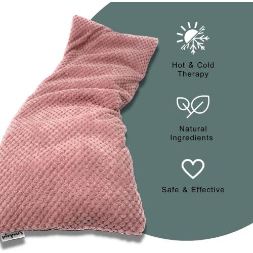 Solayman's Heating Pads for Cramps - Pink, Removable Cover, Lavender Scented