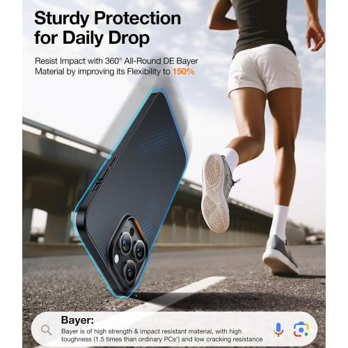 TORRAS Magnetic Slim-Fit for iPhone 14 Pro Max Phone Case, Ultra-Thin Case Compatible with MagSafe, Matte Hard PC Cover Protective Anti-Fingerprint Anti-Scratch 2022, Black