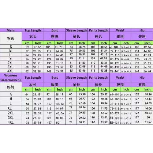Christmas Pajama Large Sets Festive Plaid Deer Family Men Women Long Sleeves Long Pants Autumn Winter Holiday Casual Pjs