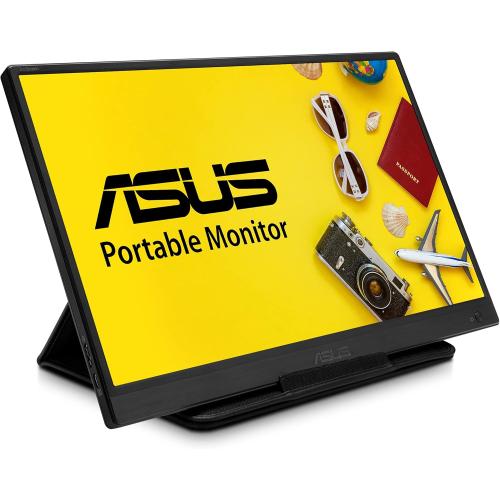 ASUS ZenScreen MB165B Portable USB Monitor- 15.6 inch, HD(1366x768), Narrow Bezel, USB-powered, Anti-glare surface