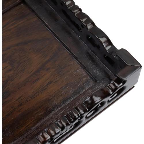 Ebony Wood Display Pedestal, 5.5 Inches Width, 1.57 Inches Height