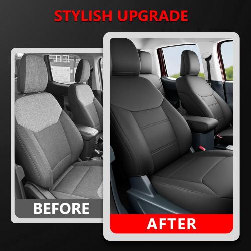 PTYYDS Seat Cover Compatible with 2022-2025 Ford Maverick Seat Protector Neoprene Black Cover Protector Replacement for 2022-2025 Ford Maverick Accessories