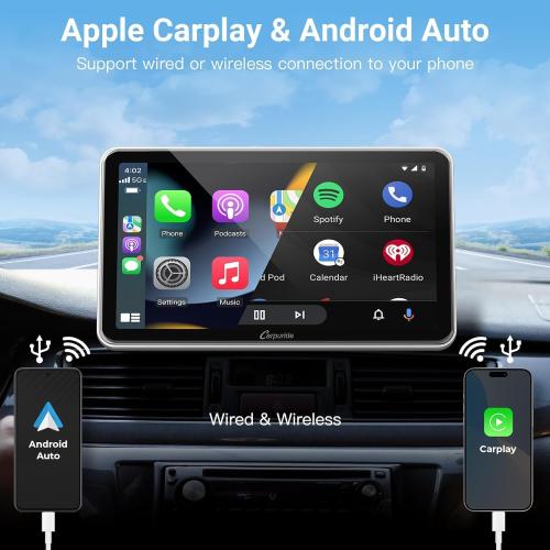 Carpuride 7 Inch Carplay Screen & Android Auto