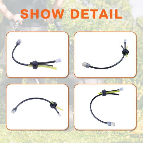 3-Hole Fuel Line Grommet Kit For Echo PE-230 PE-260 GT-230 SRM-230 SRM-260 String Trimmer Brushcutter, 5 x Fuel Line Grommet Kit 90104Y (21mm Grommet Diameter)