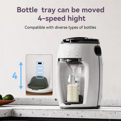Instant Formula Maker comfyer, Customizable and Automatic Formula Dispenser Machine with Accurate Temperature Control for Baby, Automatic Powder Blending for All Brands of Bottle and Formula, White