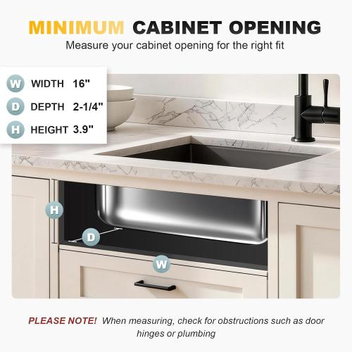 11 Soft Close Tip Out Tray for Sink, Tip-Out Trays, Sturdy and Durable, Easy to Install & Includes Detailed Instructions, Great for Maximizing Kitchen and Bathroom Storage, 2 Pack