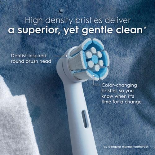 Oral-B iO Series Gentle Care Electric Toothbrush Replacement Brush Heads for an Oral-B Electric Toothbrush, 4 Count, White