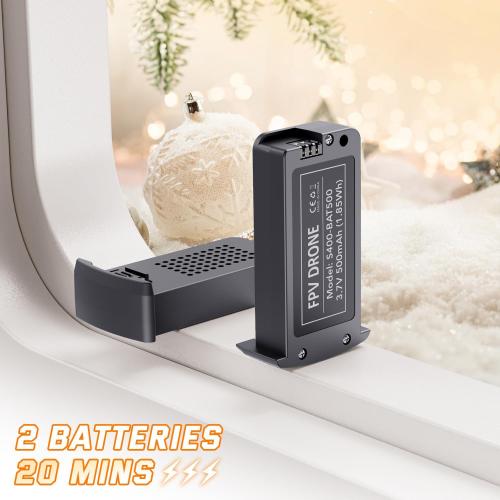 Foldable Drone with Camera for Kids Beginners - Remote Control Helicopter Toys Gifts for Boys Girls, 1080P HD FPV RC Drones with 2 Batteries, One Key Start/Land, Altitude Hold, Gesture Selfie, Black