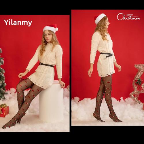Yilanmy Christmas Tights Patterned Tights for Women