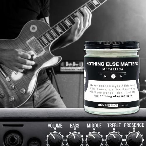 Back to Basics Candles | Nothing Else Matters - 9oz Soy Wax Fir Balsam Scented Candle for Home Decor, Birthday Gifts for Women, Men, Best Friend | Relaxing Aromatherapy Made in USA