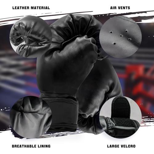 14 Pcs Boxing Set Boxing Equipment Set for Beginners Including 2 Pair of 6 oz Boxing Gloves Headgear Helmet Hand Wraps Mouth Guards Gifts for Adults Youth Beginners Training Equipment