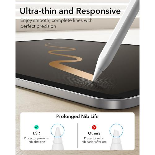 ESR Paper-Feel Magnetic Screen Protector for iPad A16 11th/10th