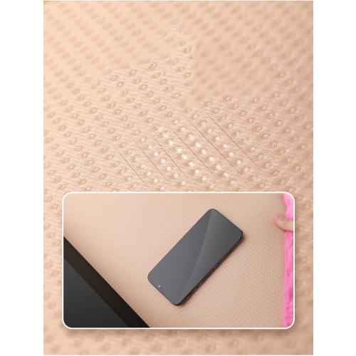 1 Set 3 pcs Soft Fluffy Auto Seat Cover Faux Wool Auto Front & Back Seat Pad Car Seat Cover Protector Cushion Soft Warm for Winter Mat Universal Fit (Pink)