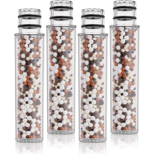 SR SUN RISE Shower Filter for Handheld Shower Head, 4 Pack Replacement Filters for Hard Water Remove Chlorine and Harmful Substances Only Fits SR SUN RISE Shower Head