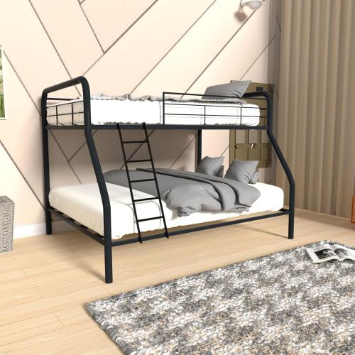 RV Bunk Bed LadderHeavy Duty Travel Trailer Bed Ladders with 4 Hook and Foot Caps, Metal Twin Bed Step Ladder for Home Dorm Appartments, Load 330 LBS (