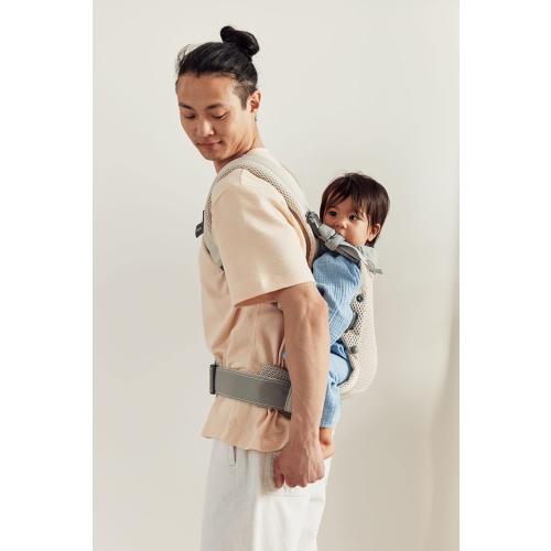 BabyBjörn Baby Carrier Harmony, Cream, 3D Mesh, 3-in-1 Ergonomic Baby Carrier; Newborn, Facing-in, Outward-Facing, and Back Carrying Positions Supported (7-40 lbs), Newborn to Toddler